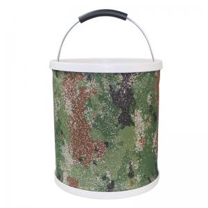 government reserve camouflage folding bucket