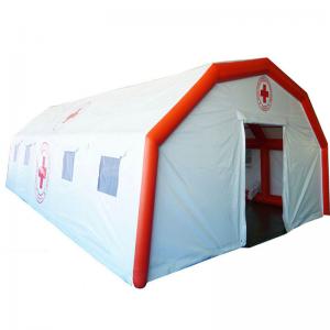 Wide White inflatable tent