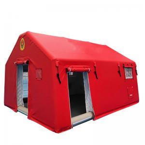 Fire Relief Rescue Red Inflatable Tent