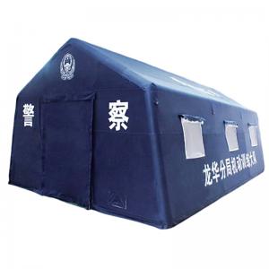 Dark Blue Emergency Disaster Relief Police Inflatable Tent