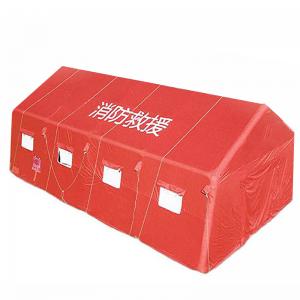 Red Emergency Disaster Relief Fire Inflatable Tent