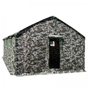 Camouflage quake tent