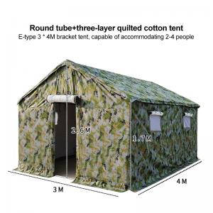 Camouflage polar tent