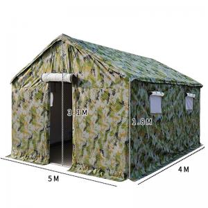 Camouflage rescue tent