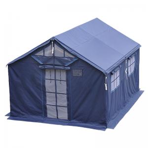 Blue rescue tent